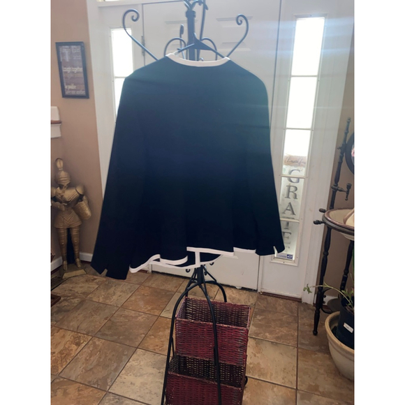 Women's Kasper Black & White Blazer Jacket 16W - Picture 8 of 8